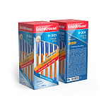 РУЧКА ШАР. ERICHKRAUSE R-301 GRIP ORANGE, СИНИЙ /50/400/3200/