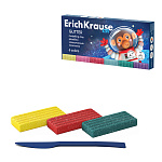 ПЛАСТИЛИН 06 ЦВ, 108 ГР. ERICHKRAUSE KIDS SPACE ANIMALS GLITTER, БЛЕСТКИ, СО СТЕКОМ /8/32/