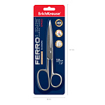 НОЖНИЦЫ 18 СМ. ERICHKRAUSE FERRO, СЕРЕБРЯНЫЕ, БЛИСТЕР /12/240/