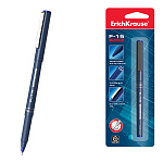 Ручка капиллярная ErichKrause F-15 Stick Classic, цвет чернил синий (в блистере по 1 шт.)