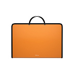 Папка на молнии пластиковая ErichKrause Matt Neon, с ручками, A4, ассорти (в пакете по 4 шт.)