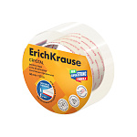 Клейкая лента упаковочная ErichKrause Crystal, повышенной прозрачности, 48mmх50m (в пленке по 1 шт.)