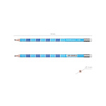 КАРАНДАШ Ч/Г ERICHKRAUSE 2Х2, HB, КРУГЛЫЙ, С ЛАСТИКОМ, ЗАТОЧЕН. АССОРТИ {45706} /42/252/2016/