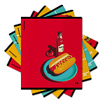 ТЕТРАДЬ 48 Л, А5, КЛ. ERICHKRAUSE CHEAT MEAL, ТВИН-ЛАК. MIX-PACK /5/100/