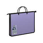 ПАПКА ДЛЯ ТЕТРАДЕЙ, А4, ERICHKRAUSE MATT MANGA, 0,6 ММ, МОЛНИЯ СВЕРХУ, С РУЧКАМИ, АССОРТИ /4/36/ РФ