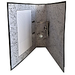 РЕГИСТРАТОР 7,5 СМ. PP, РАЗБОРНЫЙ, МЕТАЛЛ. УГОЛ, ЧЕРНЫЙ /50/РФ