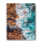 ТЕТРАДЬ 80 Л, А5, КЛ. СВЕТОЧ. ШТОРМ, ТВ. ОБЛ. ГЛЯНЦ. ЛАМ, НА ГРЕБНЕ /4/32/