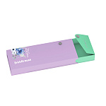 ПЕНАЛ Б/НАП 1-РЯД, ERICHKRAUSE MATT PASTEL BLOOM, ПЛАСТ. 0,6 ММ, АССОРТИ /4/160/ РФ