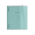 ТЕТРАДЬ 24 Л, ЛИН. ERICHKRAUSE КЛАССИКА COVERPRO GLOSSY, ПЛАСТ. ОБЛ. НА СКОБЕ, MIX-PACK /10/160/