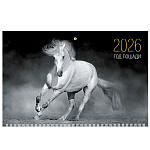 КАЛЕНДАРЬ КВАРТАЛЬНЫЙ 2026, ХАТБЕР ЭКОНОМ. ГОД ЛОШАДИ, 1 ГРЕБЕНЬ /18/