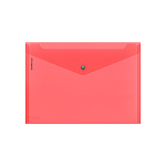 КОНВЕРТ ПЛАСТ. НА КНОПКЕ, A4, ЕRICHКRAUSE GLOSSY CLASSIC, 0,16 ММ, ПОЛУПРОЗР. АССОРТИ /12/240/ РФ