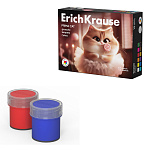 КРАСКИ ГУАШ. 12 ЦВ. ERICHKRAUSE PRIMA CAT, 17 МЛ, АССОРТИ, К/К /18/