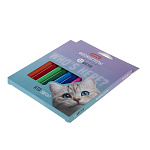 ФЛОМАСТЕРЫ НАБ. 12 ЦВ. ХАТБЕР. КТО ЗДЕСЬ? К/К, Е/П /12/