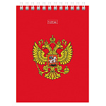 БЛОКНОТ 60 Л, А6, КЛ, РОССИЯ, МЕЛ. ОБЛ. УФ-ЛАК, НА ГРЕБНЕ /6/72/ РФ