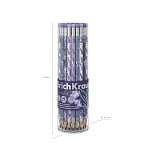 КАРАНДАШ Ч/Г ERICHKRAUSE LAVENDER, HB, ТРЕХГРАН. С ЛАСТИКОМ, ЗАТОЧЕН. АССОРТИ, ТУБУС /42/252/2016/