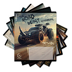 ТЕТРАДЬ 18 Л, ЛИН. ERICHKRAUSE ROAD BEAST, ВЫБ. УФ-ЛАК, MIX-PACK /10/200/ 