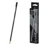 КАРАНДАШ Ч/Г ERICHKRAUSE MEGAPOLIS, С ЛАСТИКОМ, ЗАТОЧЕН. СЕРЕБРЯНЫЙ /12/144/2880/