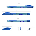 РУЧКА ШАР. ERICHKRAUSE DOLPHIN 1.2, СИНИЙ /50/1000/