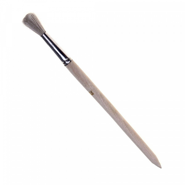 КИСТЬ ИЗ ЩЕТИНЫ №18, КРУГЛАЯ /