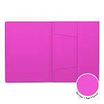 Папка на резинках пластиковая ErichKrause Neon Animals, A4, розовый, ассорти (в пакете по 4 шт.)