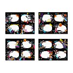 Наклейки на тетрадь ErichKrause Ну, Погоди! Каникулы, 4 листа, в пакете с европодвесом