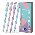 РУЧКА ШАР. ERICHKRAUSE ULTRA-30 STICK&GRIP PASTEL SUPER GT, 0,7 ММ, СИНИЙ, К/К /12/144/1728/