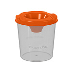 СТАКАН-НЕПРОЛИВАЙКА ERICHKRAUSE NEON SOLID, ОРАНЖЕВЫЙ /24/ РФ