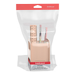 Набор настольный пластиковый ErichKrause® Techno, Powder, розовый