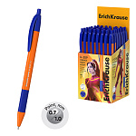 РУЧКА ШАР. АВТ. ERICHKRAUSE U-209 ORANGE MATIC&GRIP 1.0, UGT, СИНИЙ /50/200/2400/