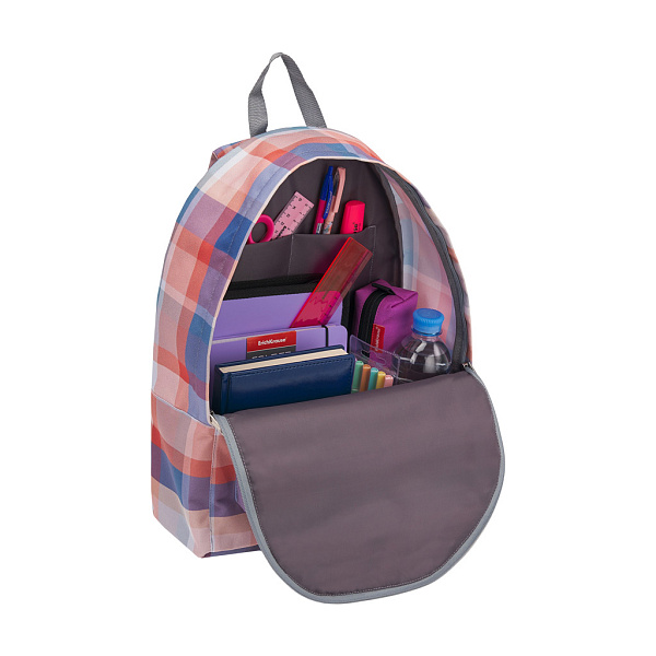 Рюкзак ErichKrause EasyLine® 17Л Клетка рассвета