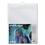 БУМАГА Д/АКВАРЕЛИ А3, 10 Л, ERICHKRAUSE АКВАМАРИН, БЕЛЫЙ, В ПЛАСТ. ПАПКЕ /30/