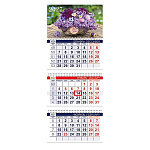 КАЛЕНДАРЬ КВАРТАЛЬНЫЙ 2027, ХАТБЕР ОФИС. НЕЖНОСТЬ ЛЕПЕСТКОВ, ОФСЕТ, 3 ГРЕБНЯ /18/