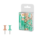 ГВОЗДИ 50 ШТ. ERICHKRAUSE PASTEL BLOOM, АССОРТИ, ПЭТ-БОКС /10/200/