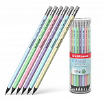 КАРАНДАШ Ч/Г ERICHKRAUSE JOY® PASTEL, HB, ПЛАСТ. КРУГЛЫЙ, С ЛАСТИКОМ, ТУБУС /42/336/2688/