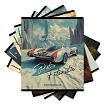 ТЕТРАДЬ 48 Л, А5, КЛ. ERICHKRAUSE RETRO CARS, МАТ. ЛАМ. MIX-PACK /5/100/
