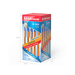 РУЧКА ШАР. ERICHKRAUSE R-301 ORANGE 0,7 STICK, СИНИЙ /50/400/3200/