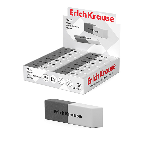 ЛАСТИК ERICHKRAUSE МУЛЬТИ, СЕРЫЙ/БЕЛЫЙ /36/648/1296/