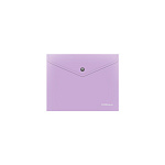 КОНВЕРТ ПЛАСТ. НА КНОПКЕ, А5+, ЕRICHКRAUSE MATT PASTEL BLOOM, 0,18 ММ, НЕПРОЗР. АССОРТИ /12/504/