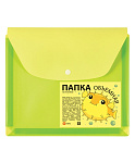 ПАПКА-КОНВЕРТ А5, ДПС, 180/300 МКМ, ДО 250 Л, РАСШИР. ЛАЙМ, НА КНОПКЕ /10/