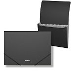 ПАПКА НА 07 ОТДЕЛОВ, ERICHKRAUSE MATT CLASSIC, 0,6 ММ, ЧЕРНЫЙ /4/20/ РФ