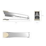 СТЕПЛЕР №10, ДО 15 Л. ERICHKRAUSE FERRO, СЕРЫЙ /24/288/