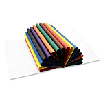 БУМАГА ЦВЕТНАЯ A4, 16 Л, МИШКА С ПИСЬМОМ, ДВУХСТОРОН. НЕМЕЛ. /60/