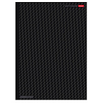 БЛОКНОТ-БИЗНЕС 80 Л, А4, КЛ, ХАТБЕР. CARBON STYLE, ТВ. ПЕРЕП, МАТ. ЛАМ. ВЫБ. УФ-ЛАК /10/