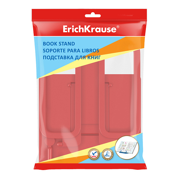 ПОДСТАВКА ДЛЯ КНИГ ERICHKRAUSE КЛАССИКА, КРАСНЫЙ /8/ РФ