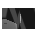 ПАПКА НА 2 КОЛЬЦА, ПЛАСТ. 24 ММ, ERICHKRAUSE MEGAPOLIS®, 0,6 ММ, ЧЕРНЫЙ /4/36/ РФ