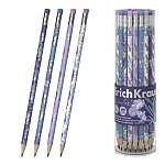 КАРАНДАШ Ч/Г ERICHKRAUSE LAVENDER, HB, ТРЕХГРАН. С ЛАСТИКОМ, ЗАТОЧЕН. АССОРТИ, ТУБУС /42/252/2016/