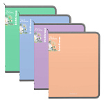 ПАПКА ДЛЯ ТЕТРАДЕЙ, А4, ERICHKRAUSE MATT PASTEL BLOOM, 0,6 ММ, НА МОЛНИИ, АССОРТИ /4/36/ РФ