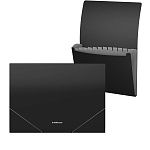 ПАПКА НА 13 ОТДЕЛОВ, ERICHKRAUSE MATT CLASSIC, 0,6 ММ, ЧЕРНЫЙ /4/20/ РФ