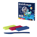 ПЛАСТИЛИН 10 ЦВ, 180 ГР. ERICHKRAUSE KIDS SPACE ANIMALS, СО СТЕКОМ /8/32/