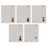 ТЕТРАДЬ 48 Л, А5, КЛ, ХАТБЕР, МАТРЕШКИ_ПО-РУССКИ, ЛАМ. 3D ЛАК, НА СКОБЕ /5/60/